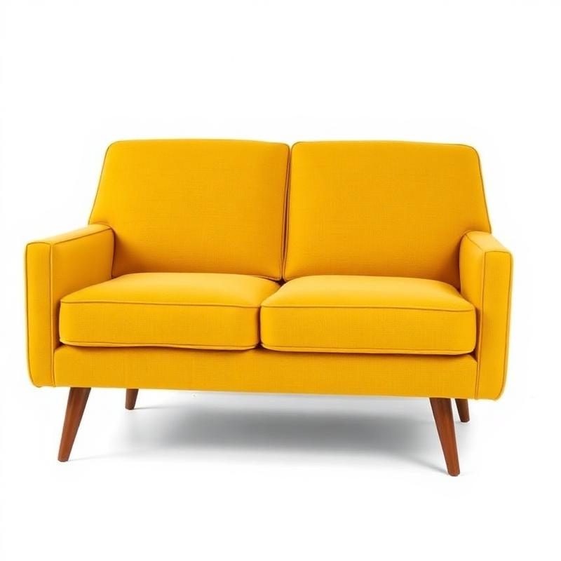 Mustard Loveseat